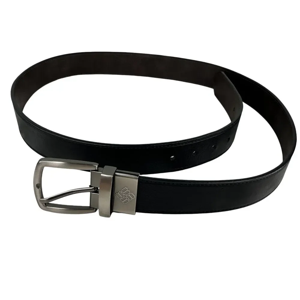 Columbia Reversible Belt Black Brown XL 43-44 Leather